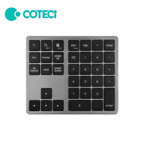 COTECi OF-031 35-Key Mini Wireless Bluetooth Numeric Keypad COTECi OF-031 35-Key Mini Wireless Bluetooth Numeric Keypad