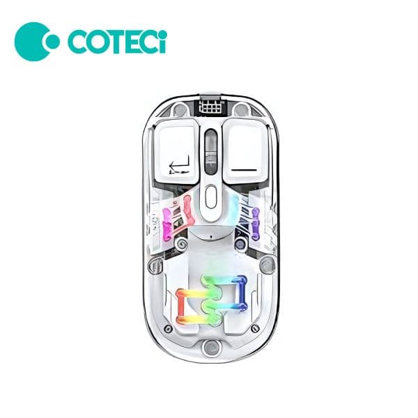 COTECi OF-026-WH Magic Crystal IV Wireless & Bluetooth Dual-Mode Mouse COTECi OF-026-WH Magic Crystal IV Wireless & Bluetooth Dual-Mode Mouse