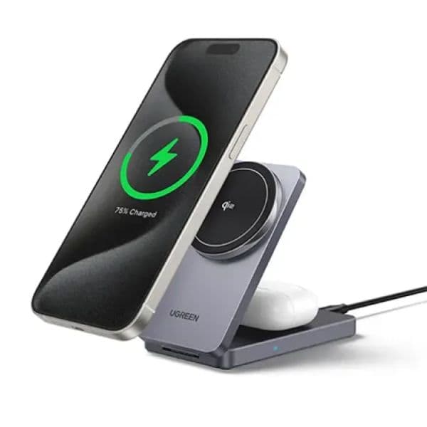 UGREEN W706 2-in-1 20W Magnetic Wireless Charger (45023) UGREEN W706 2-in-1 20W Magnetic Wireless Charger (45023)