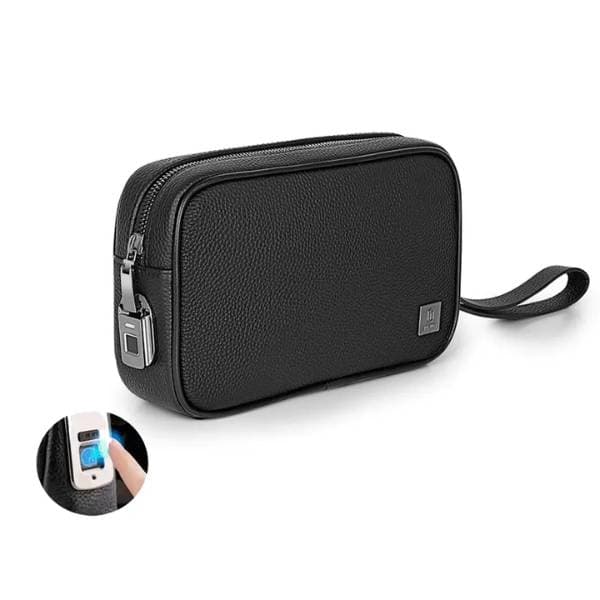 WiWU Master Genuine Leather Fingerprint Lock Pouch WiWU Master Genuine Leather Fingerprint Lock Pouch