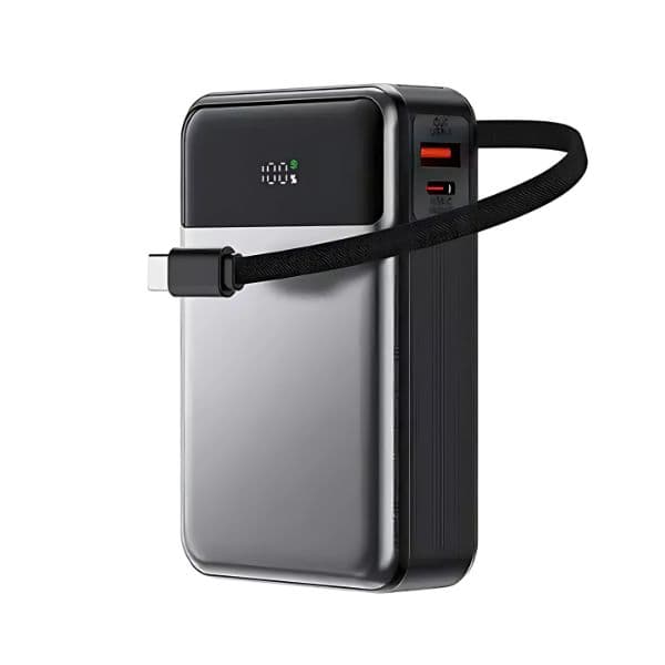Acefast M21 20,000mAh 65W Power Bank with Attached Type-C Cable Acefast M21 20,000mAh 65W Power Bank with Attached Type-C Cable