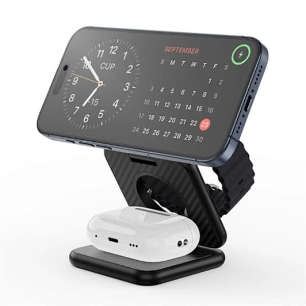 WiWU Wi-W035 Warrior 3 in 1 Wireless Charger WiWU Wi-W035 Warrior 3 in 1 Wireless Charger