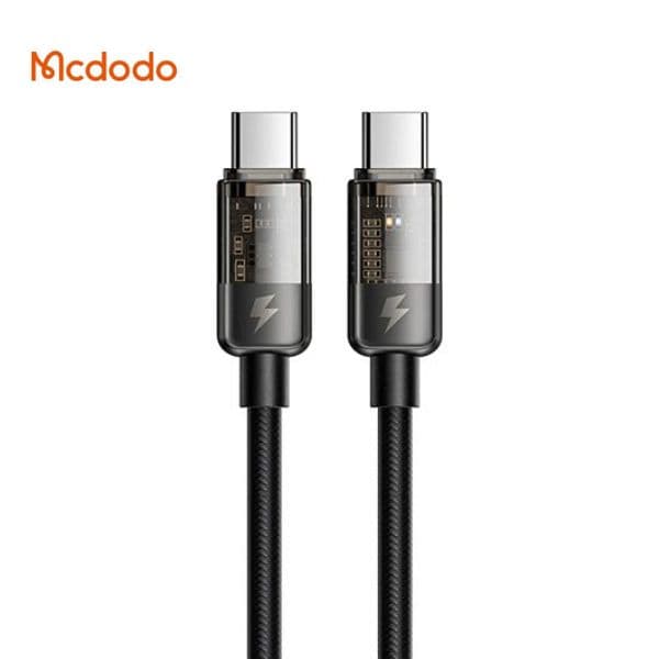 Mcdodo CA-284 Auto Power Off 100W Digital Display Type-C to Type-C Cable 1.2m Mcdodo CA-284 Auto Power Off 100W Digital Display Type-C to Type-C Cable 1.2m