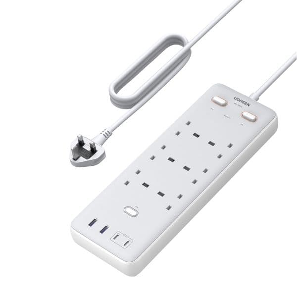 UGREEN S551 (35011) 65W 6-Outlet Surge Protector Power Strip UGREEN S551 (35011) 65W 6-Outlet Surge Protector Power Strip