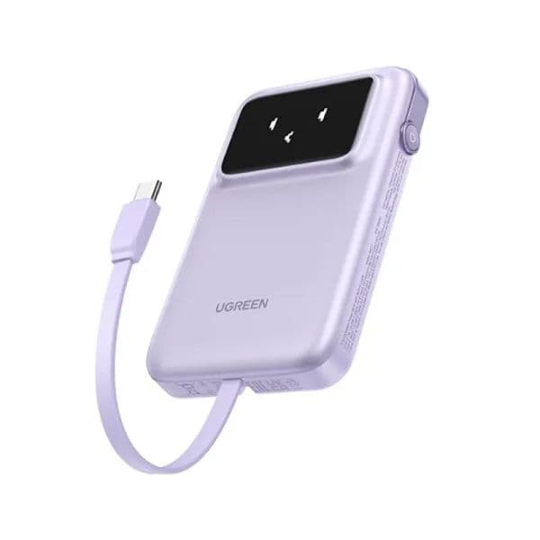 UGREEN PB511 (35603B) 30W 10000mAh Power Bank with Built-in Cable UGREEN PB511 (35603B) 30W 10000mAh Power Bank with Built-in Cable