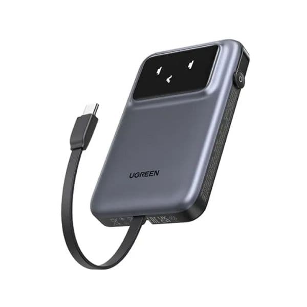 UGREEN PB511 (35603B) 30W 10000mAh Power Bank with Built-in Cable UGREEN PB511 (35603B) 30W 10000mAh Power Bank with Built-in Cable