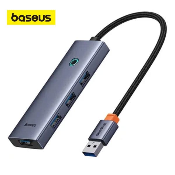 Baseus UltraJoy Series 4-Port HUB 10GBPS Data Transfer Baseus UltraJoy Series 4-Port HUB 10GBPS Data Transfer