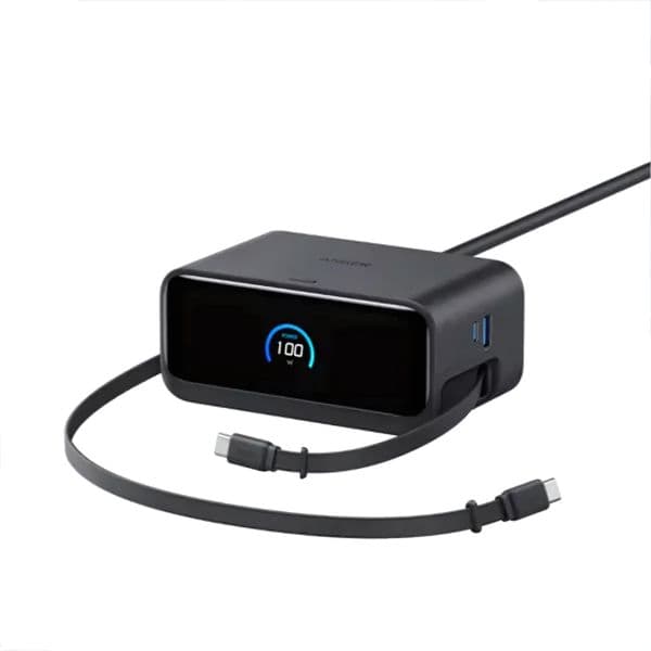 Anker Nano 100W 7-in-1 Desktop Charger Mix with Retractable USB-C Cable