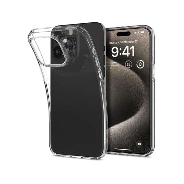 Spigen Crystal Flex TPU Protective Case for iPhone 15 Pro Max Spigen Crystal Flex TPU Protective Case for iPhone 15 Pro Max