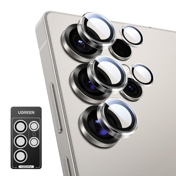UGREEN 65170 HD Camera Lens Protector for Samsung Galaxy S25 Ultra (1 Pack) UGREEN 65170 HD Camera Lens Protector for Samsung Galaxy S25 Ultra (1 Pack)