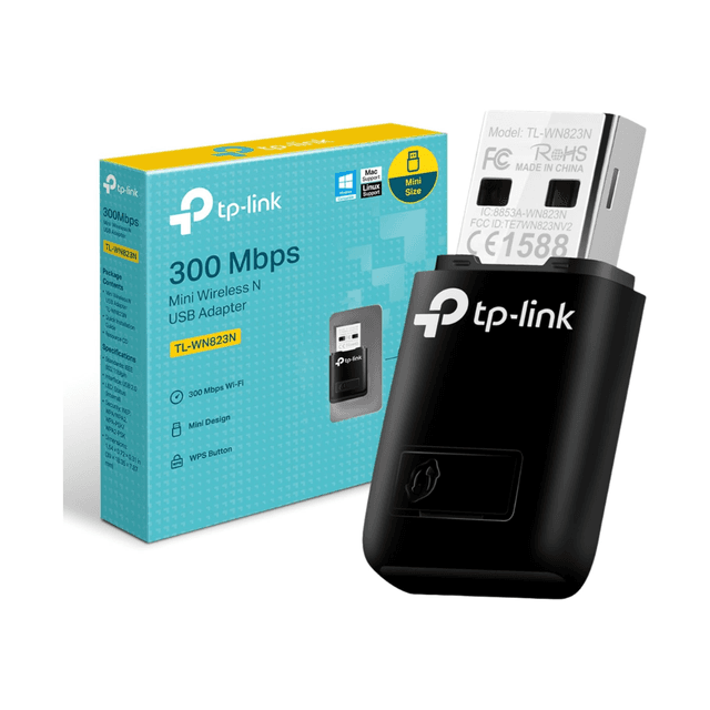 TP-Link TL-WN823N 300Mbps Mini Wireless N USB WiFi Adapter TP-Link TL-WN823N 300Mbps Mini Wireless N USB WiFi Adapter
