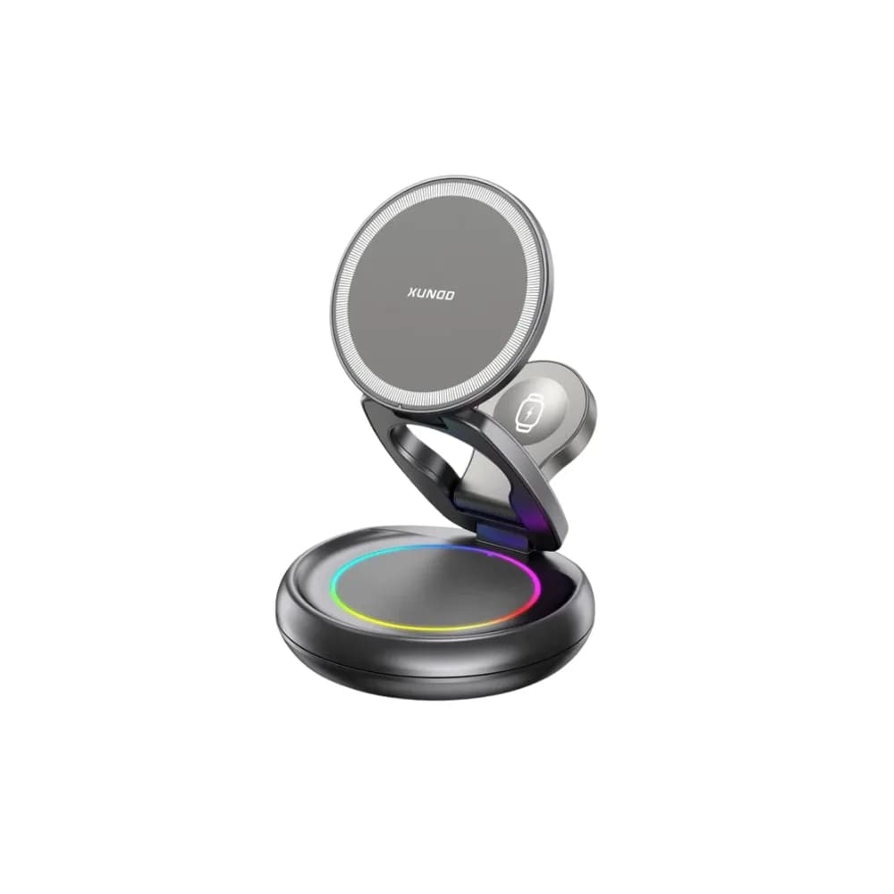 Xundd XDCH-116 Foldable & Rotatable 3in1 Wireless Charger Xundd XDCH-116 Foldable & Rotatable 3in1 Wireless Charger