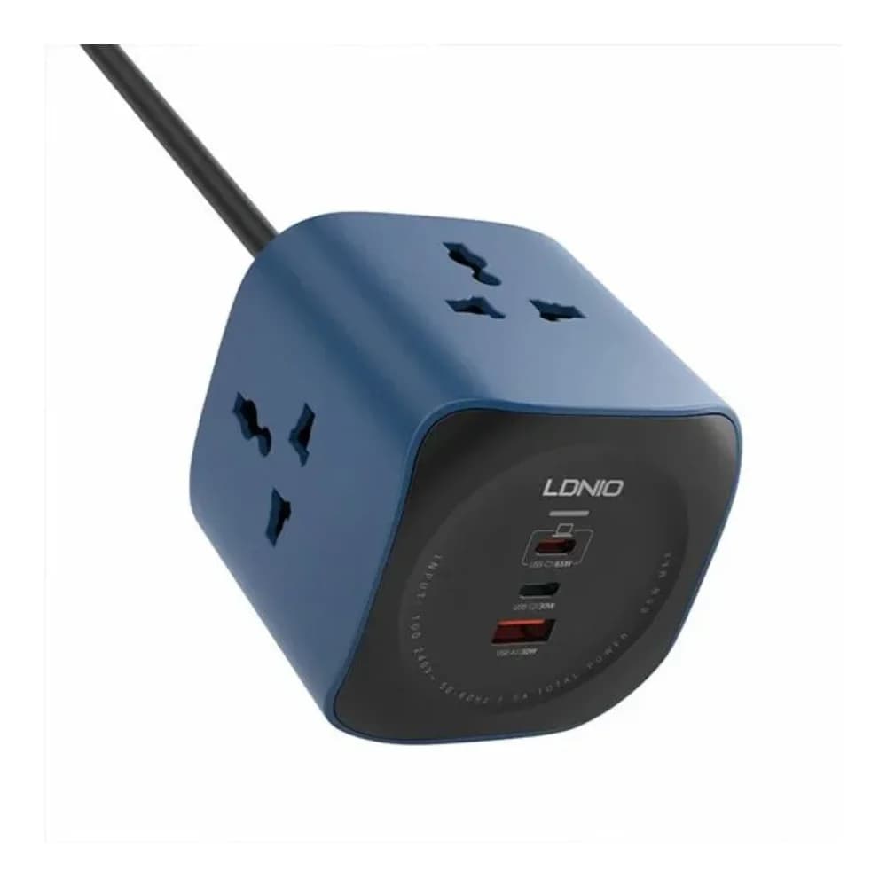 LDNIO SC3319 6in1 65W Power Socket Cube 2500W Universal Outlet LDNIO SC3319 6in1 65W Power Socket Cube 2500W Universal Outlet