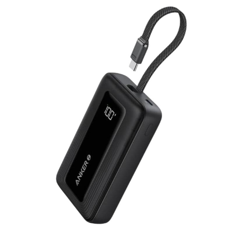 Anker A1688 Zolo 30W 10000mAh Power Bank with Built-In USB-C Cable Anker A1688 Zolo 30W 10000mAh Power Bank with Built-In USB-C Cable
