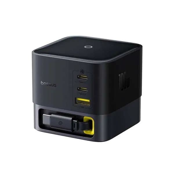 Baseus Nomos 100W GaN Desktop Charging Station Multi Port Fast Baseus Nomos 100W GaN Desktop Charging Station Multi Port Fast