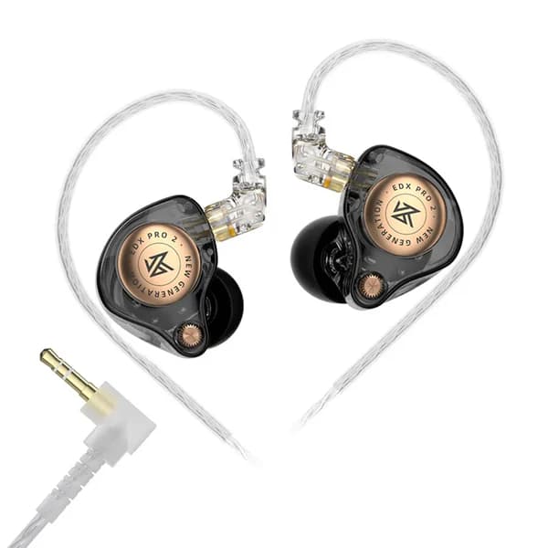 KZ EDX Pro 2 Super Linear 10mm Dynamic Driver IEM KZ EDX Pro 2 Super Linear 10mm Dynamic Driver IEM