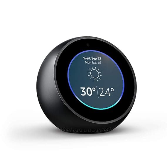 Echo Spot – Smart Alarm Clock with Alexa – Black Echo Spot – Smart Alarm Clock with Alexa – Black