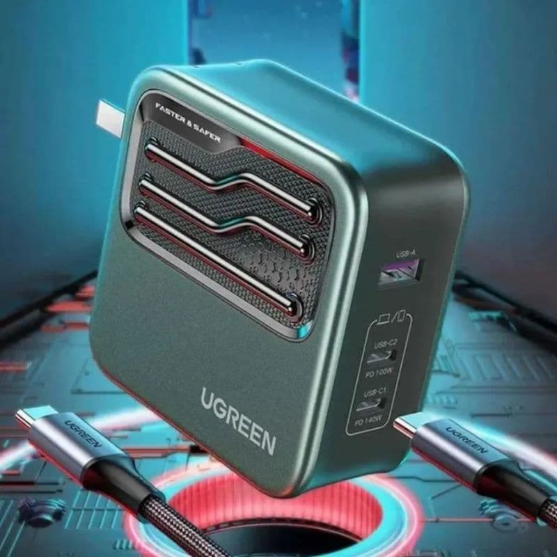 UGREEN CD289 140W GaN 2C1A Fast Charger with 1.5M Cable UGREEN CD289 140W GaN 2C1A Fast Charger with 1.5M Cable