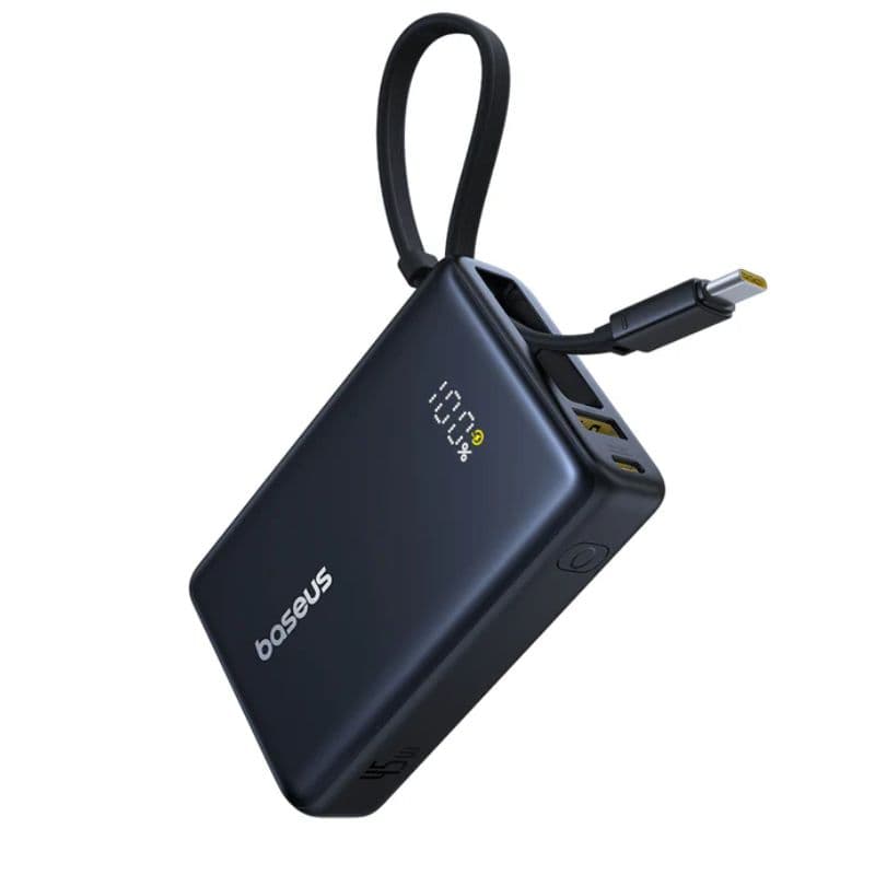 Baseus Picogo Power Bank 45W 10000mAh With Built-in Cable Baseus Picogo Power Bank 45W 10000mAh With Built-in Cable