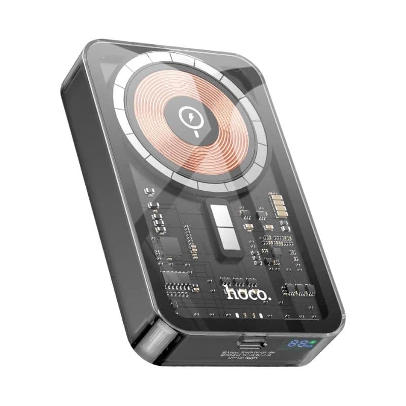 Hoco Q14A PD20W + QC3.0 10000 mAh Transferent Wireless Power Bank Hoco Q14A PD20W + QC3.0 10000 mAh Transferent Wireless Power Bank