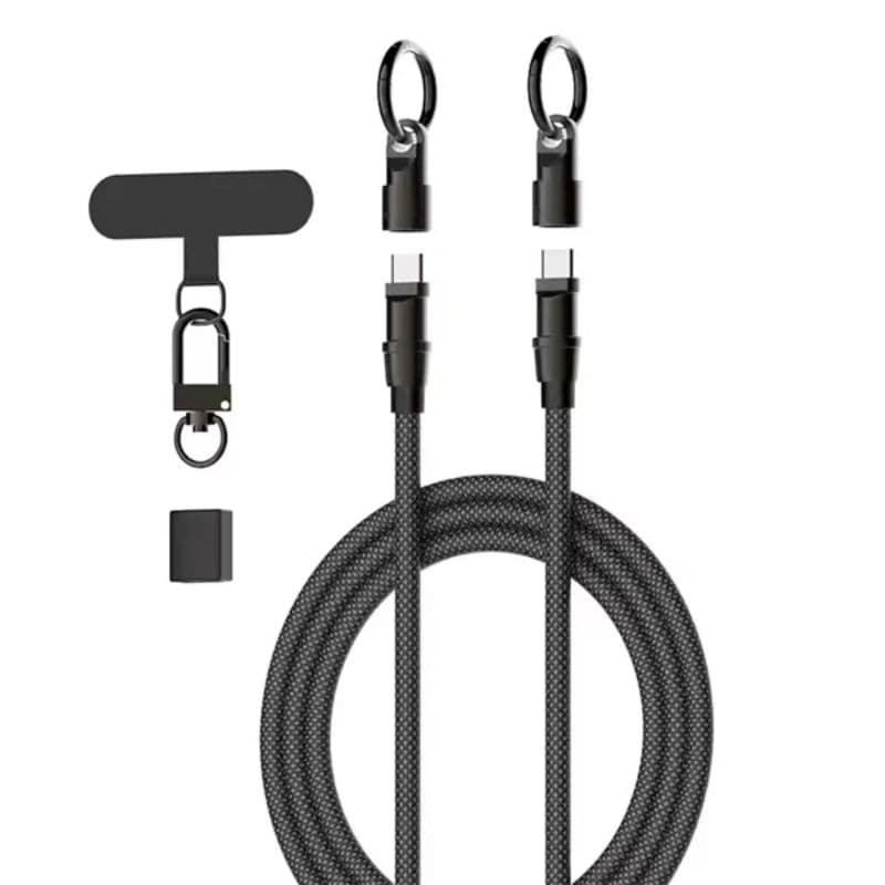 LDNIO LC22C 65W Fast Charging Nylon Lanyard Type-C Data Cable 1.2M LDNIO LC22C 65W Fast Charging Nylon Lanyard Type-C Data Cable 1.2M