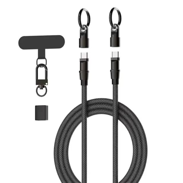 LDNIO LC22C 65W Fast Charging Nylon Lanyard Type-C Data Cable 1.2M LDNIO LC22C 65W Fast Charging Nylon Lanyard Type-C Data Cable 1.2M