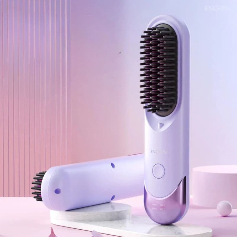 Enchen H100 Cordless Portable Hair Straightener Brush Enchen H100 Cordless Portable Hair Straightener Brush