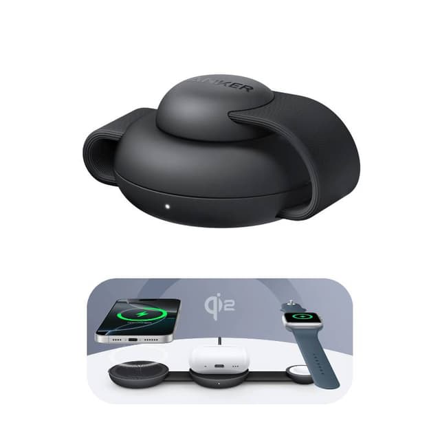 Anker A25M8 Ultra Compact 3in1 Qi2 Wireless Charger Anker A25M8 Ultra Compact 3in1 Qi2 Wireless Charger