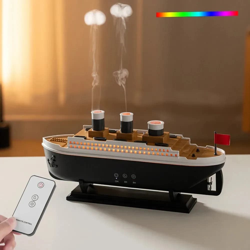 Aroma Diffuser Ship Cool Mist Humidifier with Remote Control Aroma Diffuser Ship Cool Mist Humidifier with Remote Control