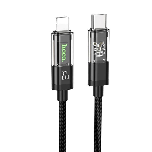 Hoco U116 Transparent Edition 27W Type-C to Lightning Hoco U116 Transparent Edition 27W Type-C to Lightning