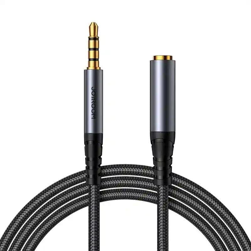 JOYROOM SY-A09 3.5mm Male to Female Aux Cable JOYROOM SY-A09 3.5mm Male to Female Aux Cable