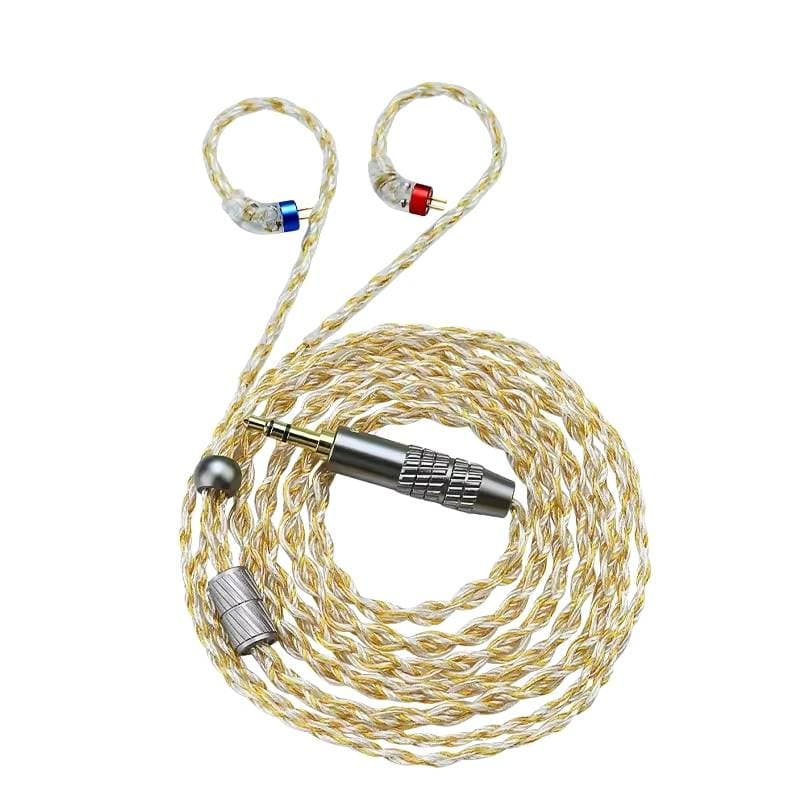 CVJ HBK08 0.78mm Silver-Plated Earphone Cable