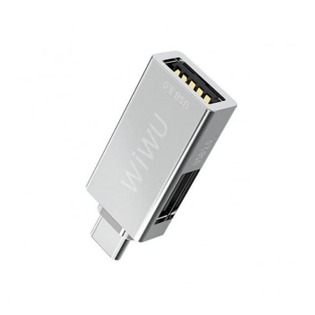 WiWU USB C Hub, T02 Multiple Function 2 in 1 Type C adapter for Macbook WiWU USB C Hub, T02 Multiple Function 2 in 1 Type C adapter for Macbook