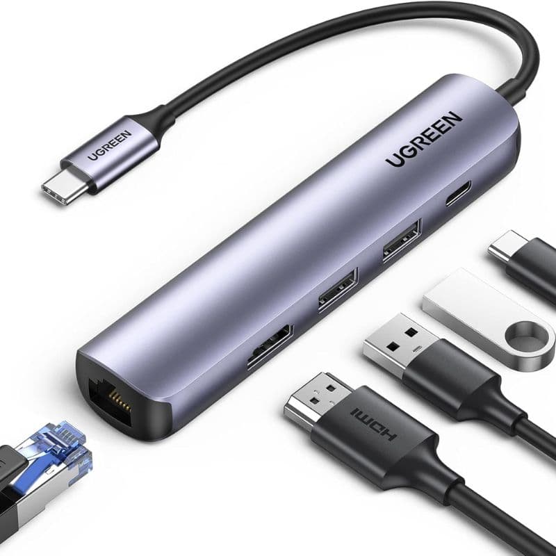 Ugreen CM136 5-in-1 USB-C to HDMI Multifunctional Hub (50209) Ugreen CM136 5-in-1 USB-C to HDMI Multifunctional Hub (50209)