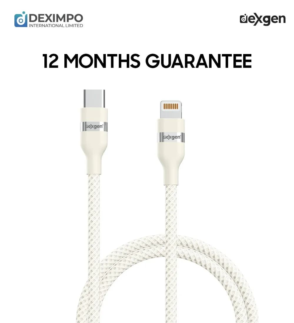 Dexgen USB-C To Lightning And USB-C Braided Cable