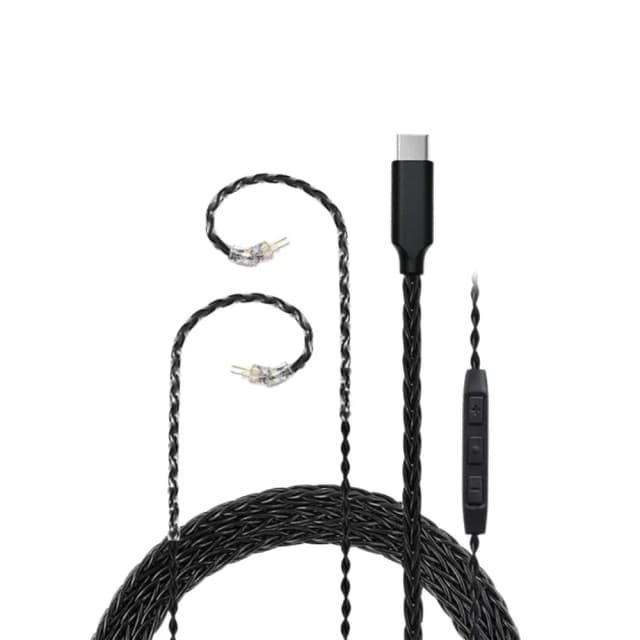 JCALLY TC08 Pro 8Core TYPE-C 2Pin Cable with Mic (DAC Chip) JCALLY TC08 Pro 8Core TYPE-C 2Pin Cable with Mic (DAC Chip)