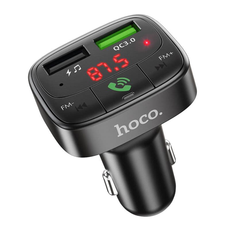 HOCO E59 Dual USB Car Charger Bluetooth FM Transmitter HOCO E59 Dual USB Car Charger Bluetooth FM Transmitter