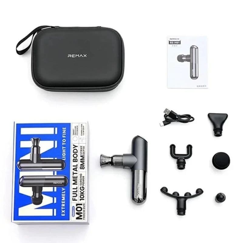 REMAX RS M01 Portable Massage Gun REMAX RS M01 Portable Massage Gun