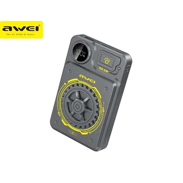 Awei P52K 10000mAh Magnetic Wireless Power Bank Awei P52K 10000mAh Magnetic Wireless Power Bank