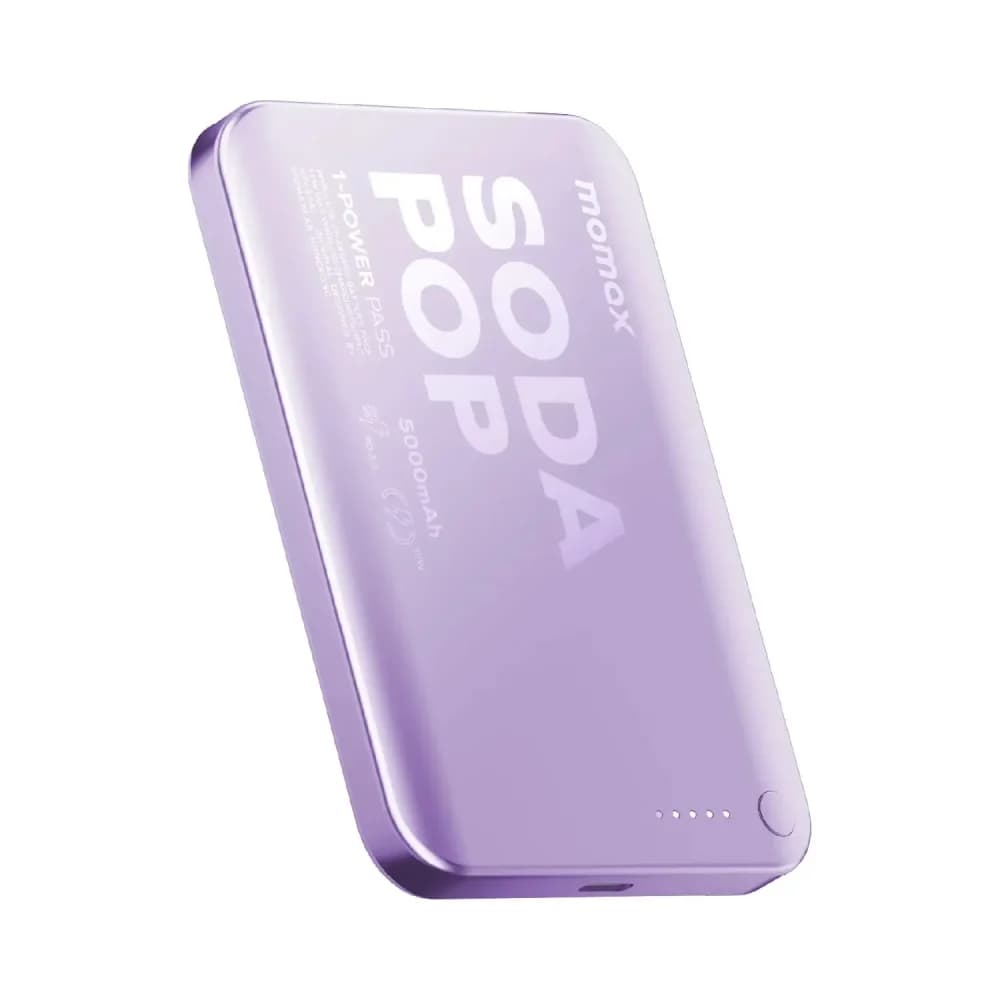 Momax 1-Power Pass Soda Pop Magnetic Wireless Power Bank Momax 1-Power Pass Soda Pop Magnetic Wireless Power Bank