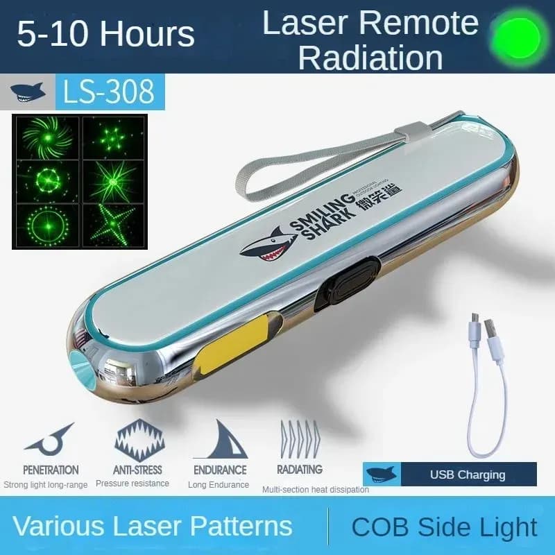 SMILING SHARK LS-308 Rechargeable Multifunctional Flashlight SMILING SHARK LS-308 Rechargeable Multifunctional Flashlight
