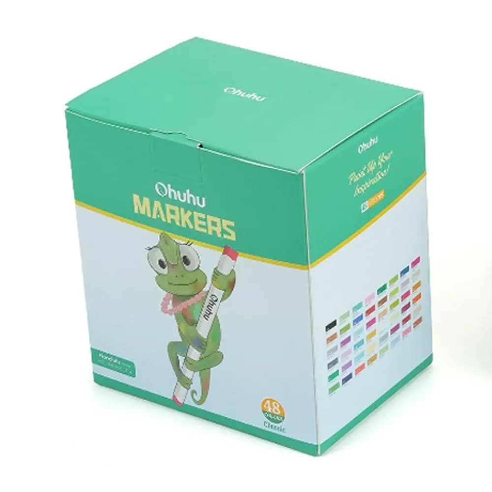 Ohuhu Honolulu 48 Pastel Colors Dual Tip Ohuhu Honolulu 48 Pastel Colors Dual Tip