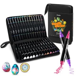Ohuhu Acrylic Pen 30 Colors Dual Nib Waterproof Ohuhu Acrylic Pen 30 Colors Dual Nib Waterproof