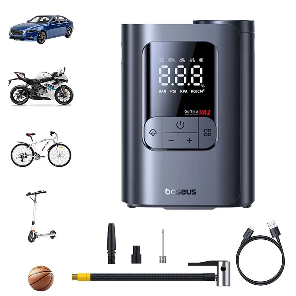 Baseus GoTrip VA1 Super Mini Wireless Inflator 19-Cylinder Baseus GoTrip VA1 Super Mini Wireless Inflator 19-Cylinder
