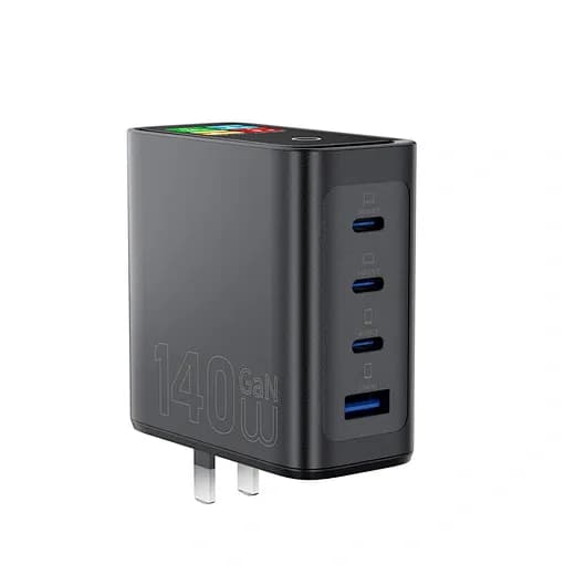 WiWU Wi-G028 140W Intelligent Display GaN Charger WiWU Wi-G028 140W Intelligent Display GaN Charger