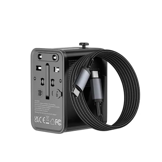 WiWU 75W Universal Plug Adapter Cable Combo Wi-UA015 WiWU 75W Universal Plug Adapter Cable Combo Wi-UA015