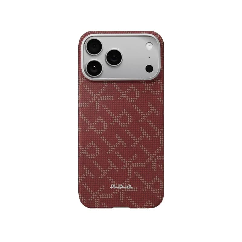 PITAKA Edge Gold Red Case for iPhone 17 Pro Max PITAKA Edge Gold Red Case for iPhone 17 Pro Max