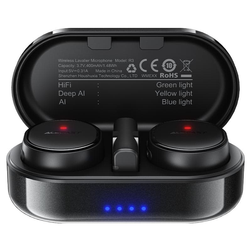 Acefast R3 Wireless Magnetic Lavalier Microphones Acefast R3 Wireless Magnetic Lavalier Microphones