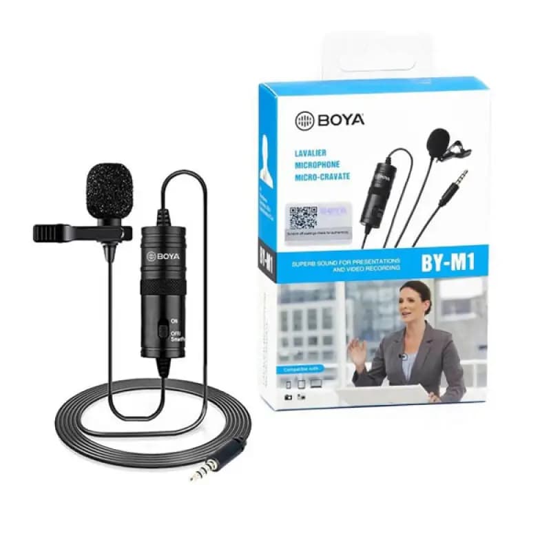 BOYA BY-M1 Omni Directional Lavalier Microphone BOYA BY-M1 Omni Directional Lavalier Microphone