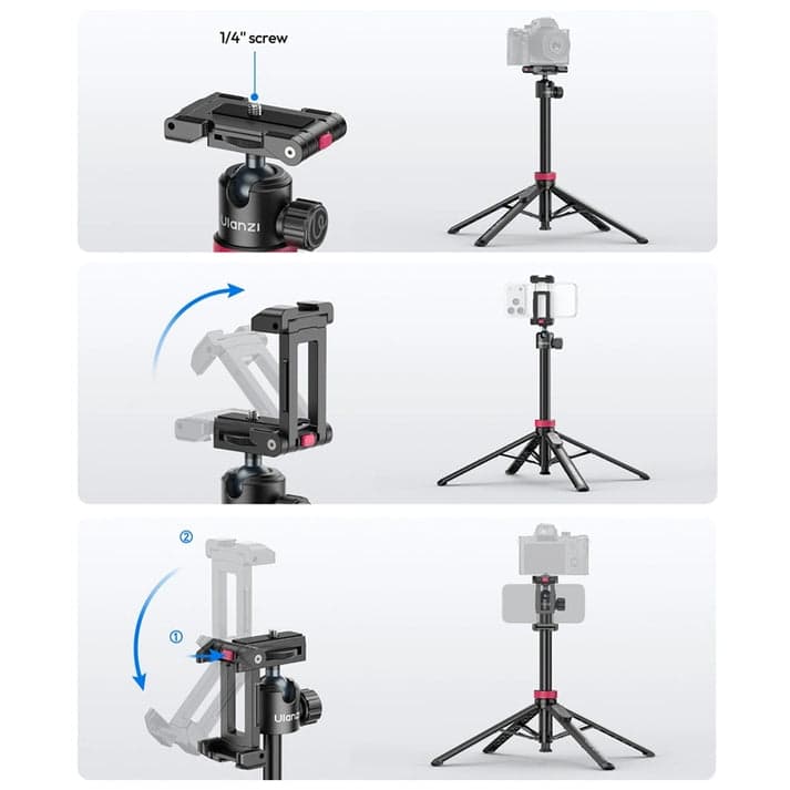 Ulanzi MT-44B 2-in-1 Selfie Stick Quadpod S056 Ulanzi MT-44B 2-in-1 Selfie Stick Quadpod S056